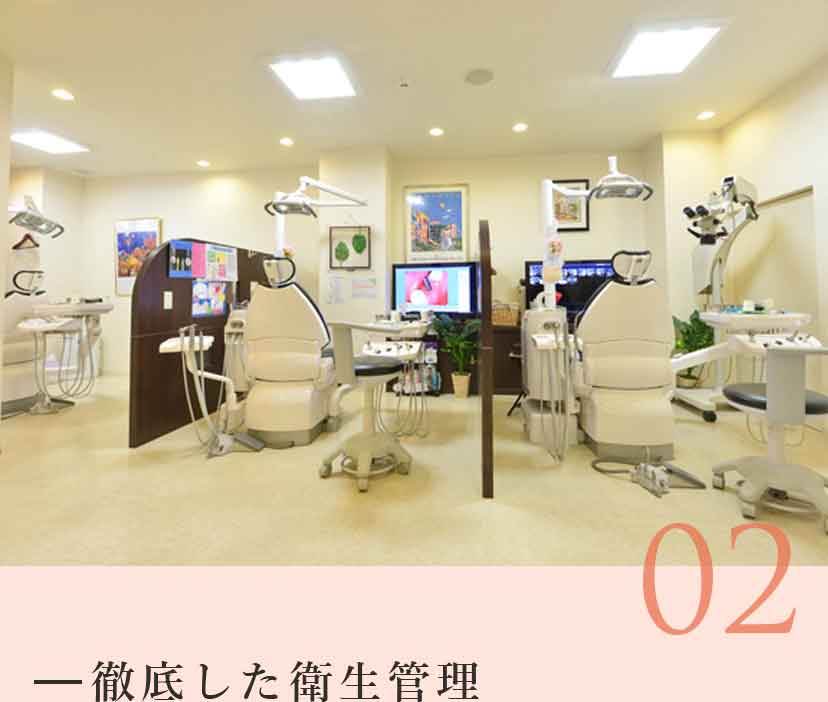 徹底した衛生管理